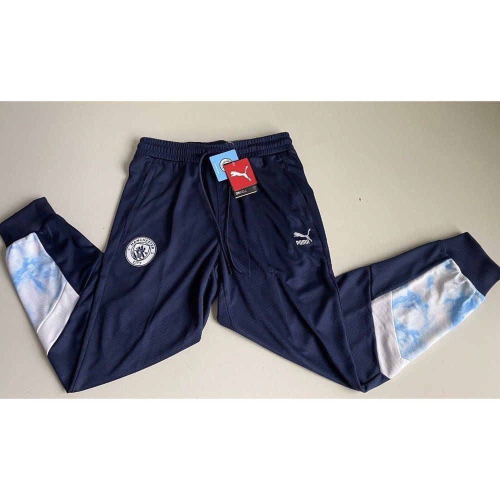 Puma‎ Navy Blue Sweatpants with White Accents